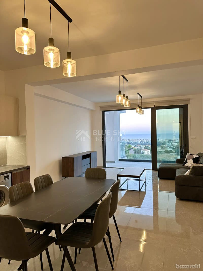 Modern New  Two Bedroom Apartment Spectacular Sea Views Panioti Germasogeia