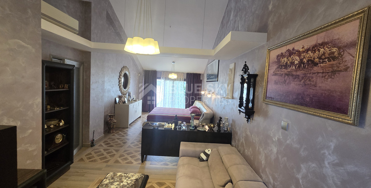 Prime Beachfront Lifestyle Opportunity / For Sale Four-Bedroom Maisonette Only 30 Meters from the Sea, Germasogeia tourist area, Limassol