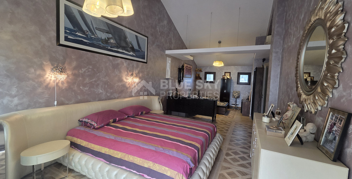 Prime Beachfront Lifestyle Opportunity / For Sale Four-Bedroom Maisonette Only 30 Meters from the Sea, Germasogeia tourist area, Limassol