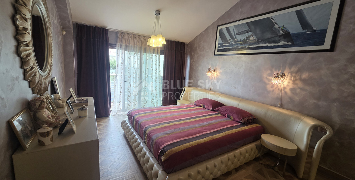 Prime Beachfront Lifestyle Opportunity / For Sale Four-Bedroom Maisonette Only 30 Meters from the Sea, Germasogeia tourist area, Limassol