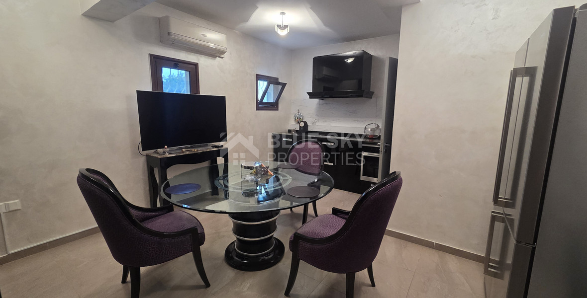 Prime Beachfront Lifestyle Opportunity / For Sale Four-Bedroom Maisonette Only 30 Meters from the Sea, Germasogeia tourist area, Limassol