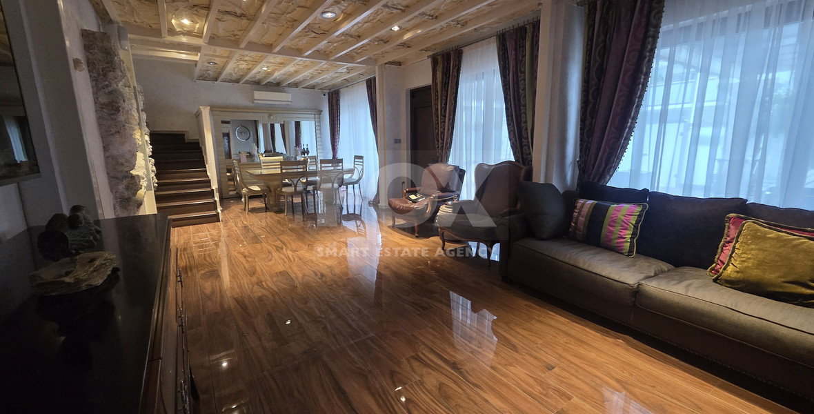 Prime Beachfront Lifestyle Opportunity / For Sale Four-Bedroom Maisonette Only 30 Meters from the Sea, Germasogeia tourist area, Limassol