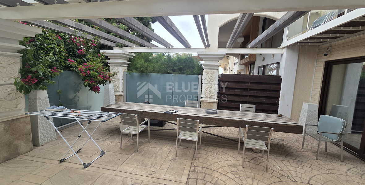 Prime Beachfront Lifestyle Opportunity / For Sale Four-Bedroom Maisonette Only 30 Meters from the Sea, Germasogeia tourist area, Limassol
