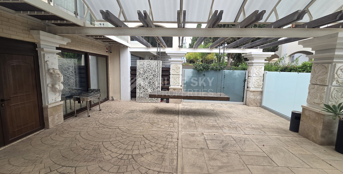 Prime Beachfront Lifestyle Opportunity / For Sale Four-Bedroom Maisonette Only 30 Meters from the Sea, Germasogeia tourist area, Limassol