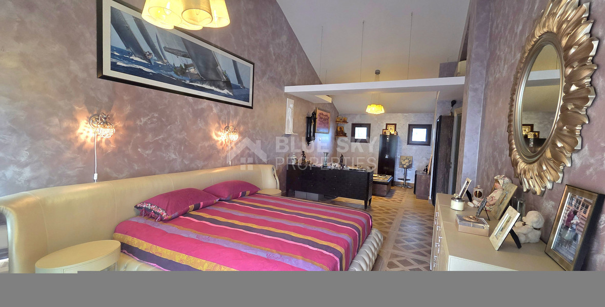 Prime Beachfront Lifestyle Opportunity / For Sale Four-Bedroom Maisonette Only 30 Meters from the Sea, Germasogeia tourist area, Limassol