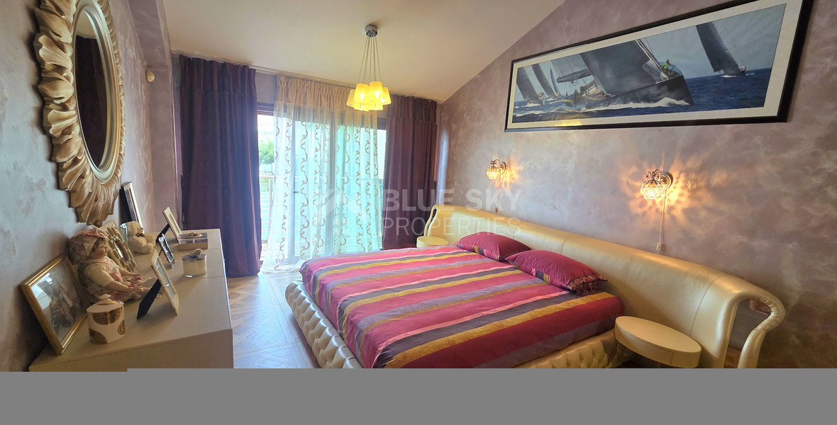 Prime Beachfront Lifestyle Opportunity / For Sale Four-Bedroom Maisonette Only 30 Meters from the Sea, Germasogeia tourist area, Limassol