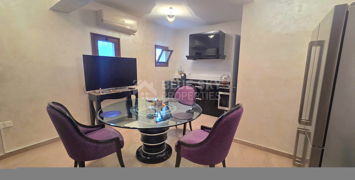 Prime Beachfront Lifestyle Opportunity / For Sale Four-Bedroom Maisonette Only 30 Meters from the Sea, Germasogeia tourist area, Limassol