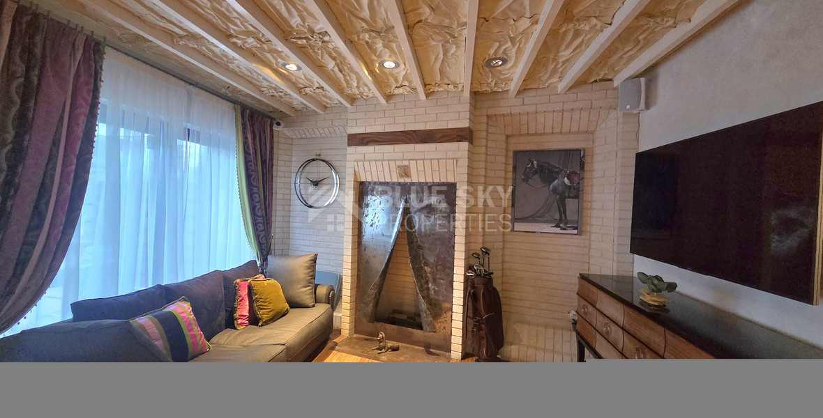 Prime Beachfront Lifestyle Opportunity / For Sale Four-Bedroom Maisonette Only 30 Meters from the Sea, Germasogeia tourist area, Limassol