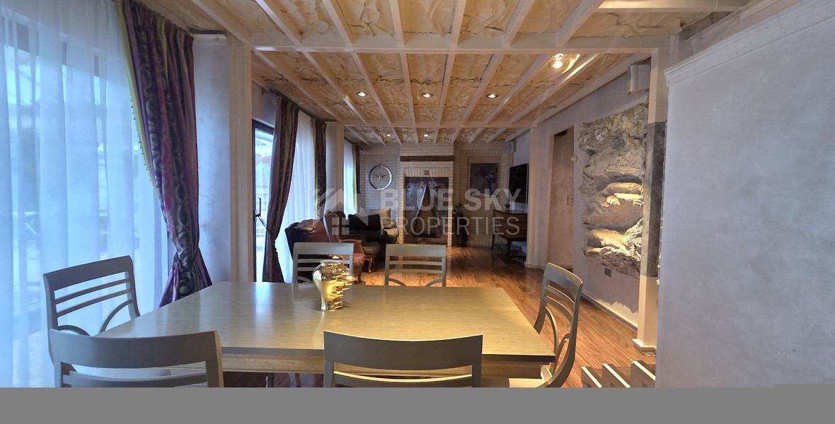 Prime Beachfront Lifestyle Opportunity / For Sale Four-Bedroom Maisonette Only 30 Meters from the Sea, Germasogeia tourist area, Limassol