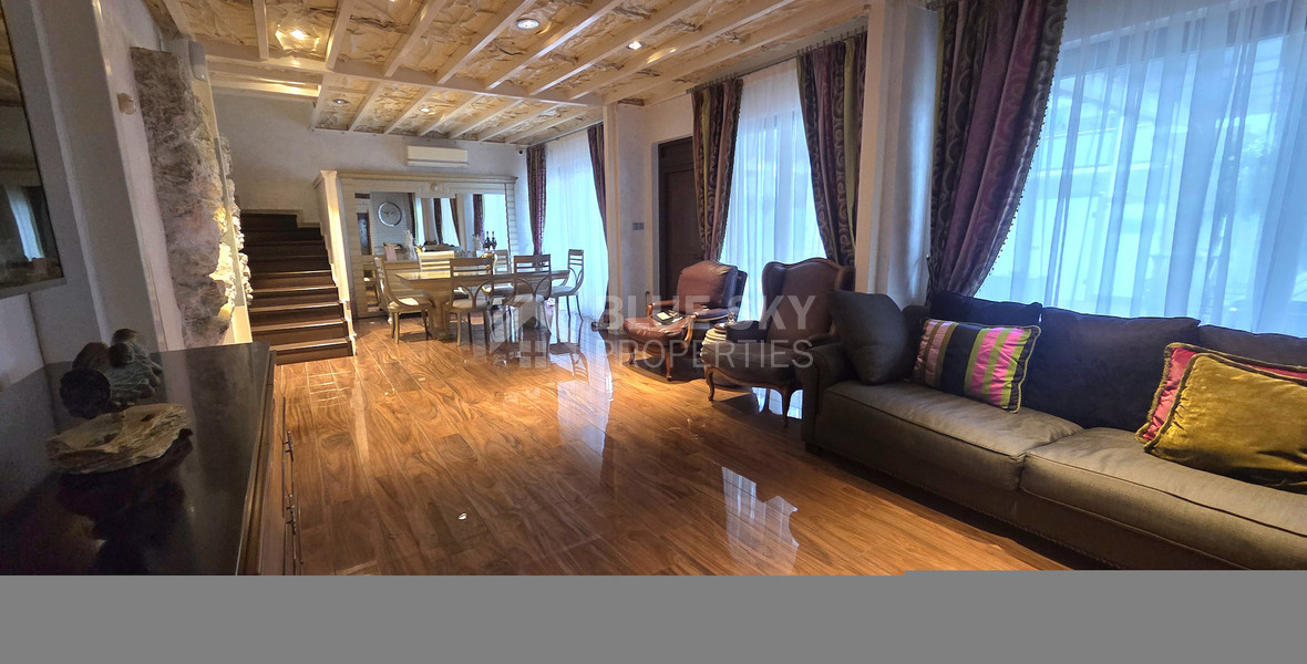 Prime Beachfront Lifestyle Opportunity / For Sale Four-Bedroom Maisonette Only 30 Meters from the Sea, Germasogeia tourist area, Limassol