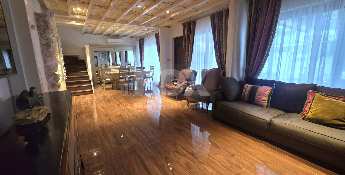 Prime Beachfront Lifestyle Opportunity / For Sale Four-Bedroom Maisonette Only 30 Meters from the Sea, Germasogeia tourist area, Limassol