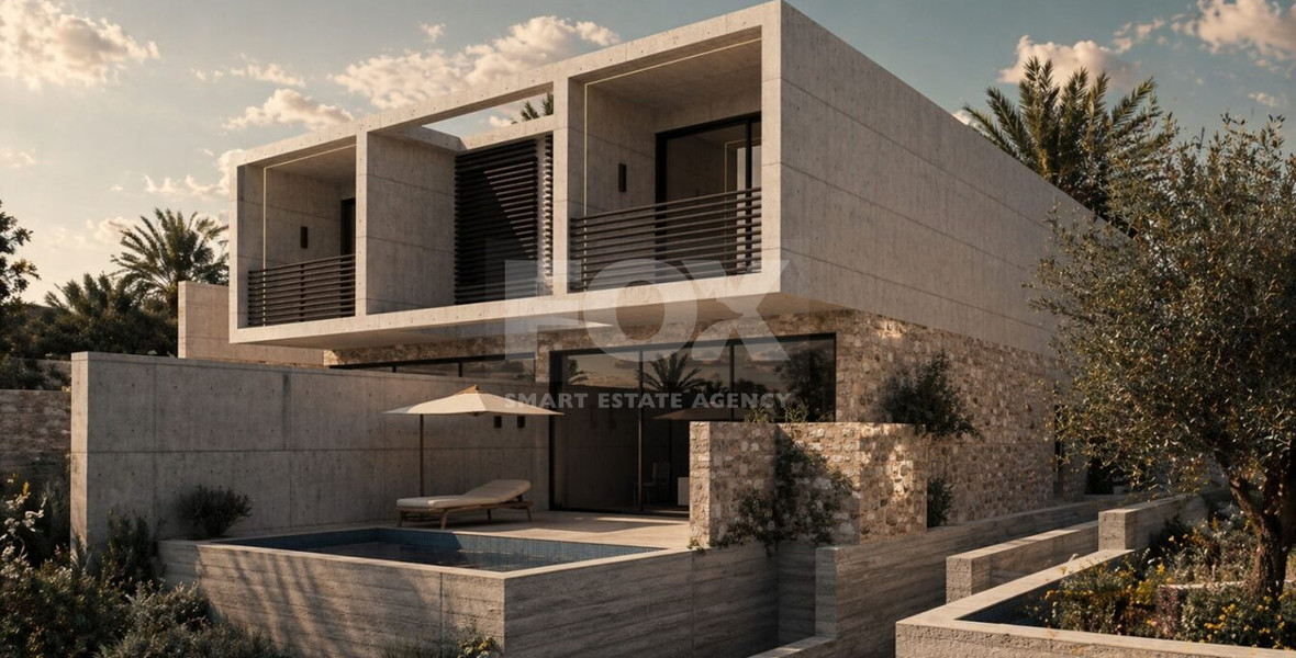 Mediterranean Elegance in Chlorakas- Two bedroom semi-detached two storey townhouse in Chloraka , in Paphos
