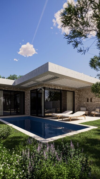 Mediterranean Elegance in Chlorakas- Two bedroom semi-detached two storey townhouse in Chloraka , in Paphos