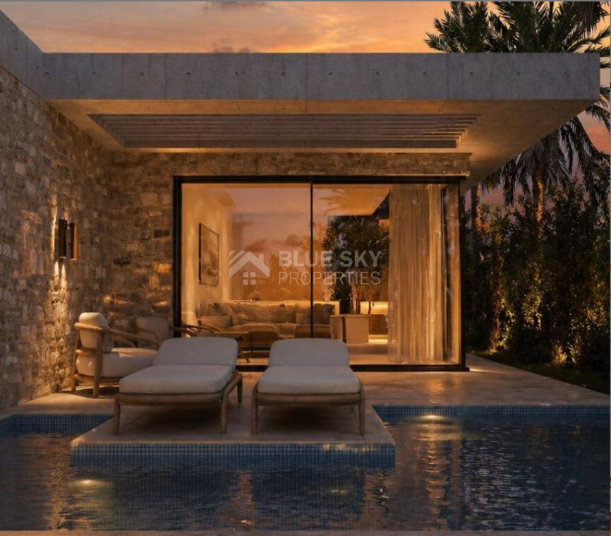Mediterranean Elegance in Chlorakas- Two bedroom semi-detached two storey townhouse in Chloraka , in Paphos