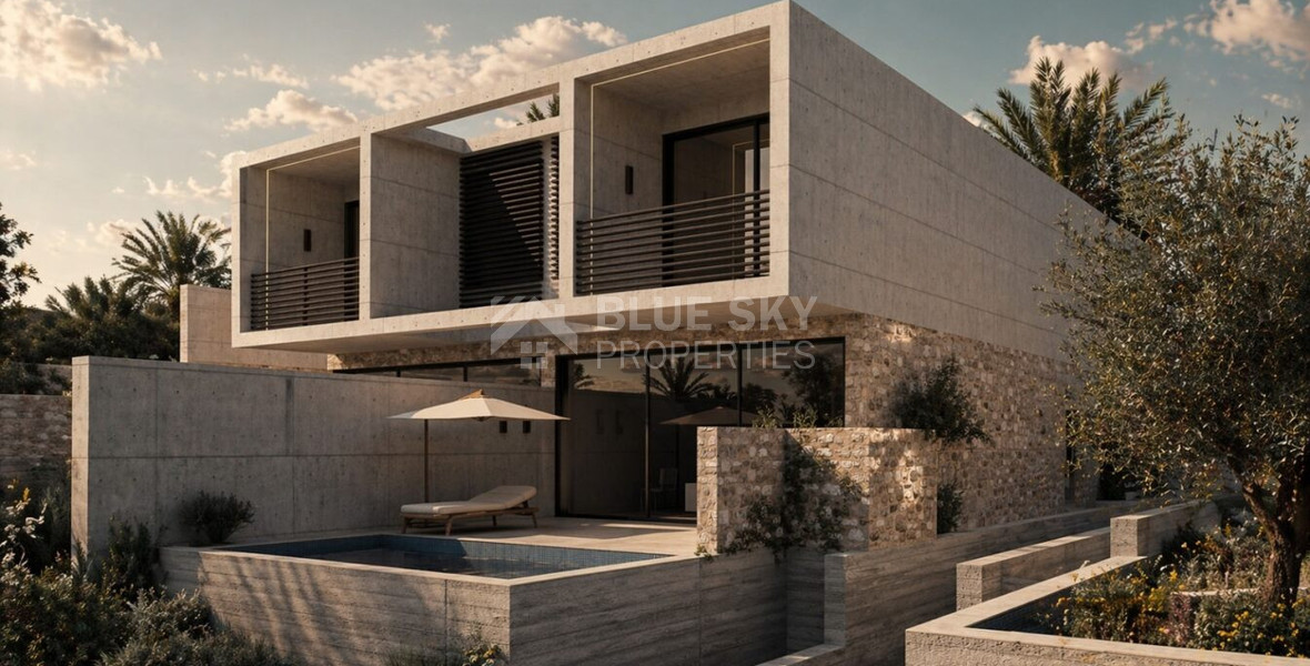 Contemporary Semi-Detached Single-Storey Studio for Modern Coastal Living in Paphos