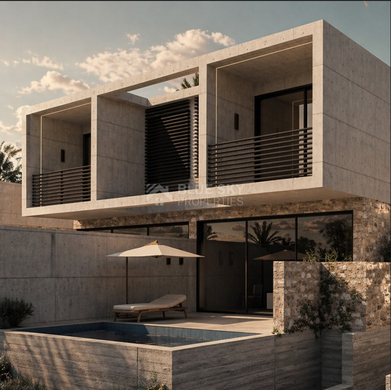 Contemporary Semi-Detached Single-Storey Studio for Modern Coastal Living in Paphos