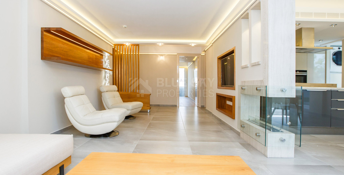 Luxury Seafront 3-Bedroom Apartment for Long-Term Rent in Dasoudi Park, Limassol