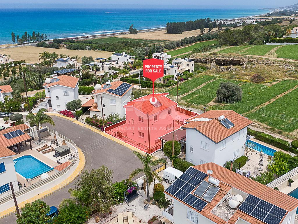 Three Bedroom House with Private Pool for Sale in Argaka, Paphos Near the Beach- Separated title deeds are available