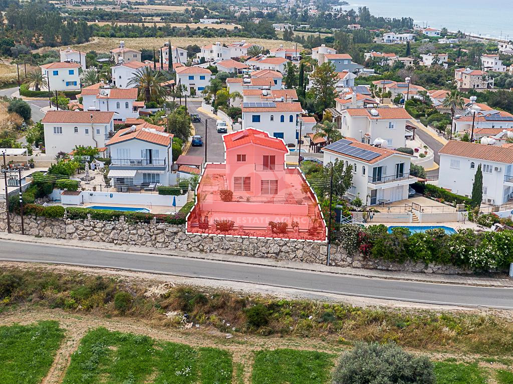 Three Bedroom House with Private Pool for Sale in Argaka, Paphos Near the Beach- Separated title deeds are available