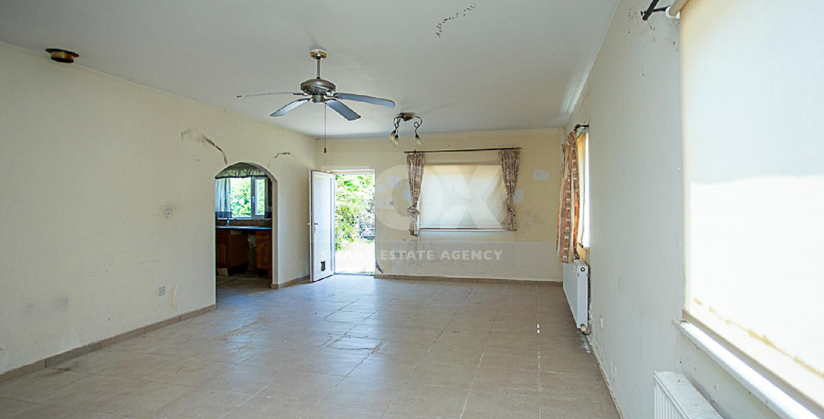 Four Bedroom Detached House for Sale in Kathikas, Paphos with Large Plot & Garden