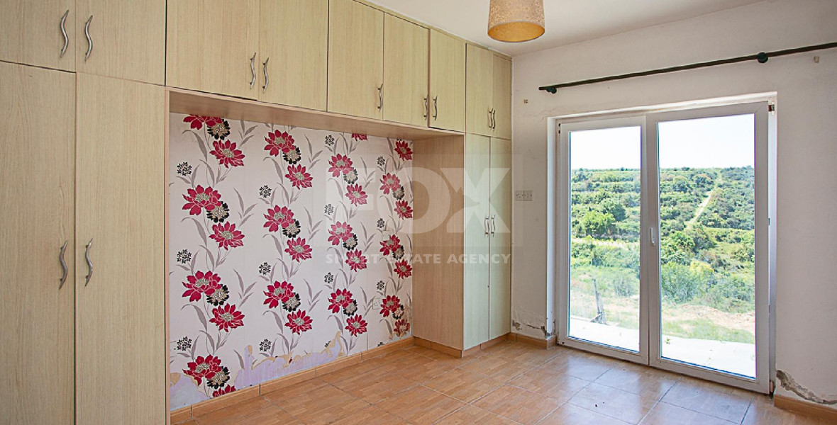 Four Bedroom Detached House for Sale in Kathikas, Paphos with Large Plot & Garden