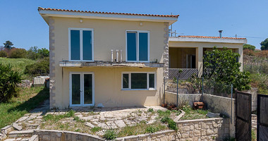 Four Bedroom Detached House for Sale in Kathikas, Paphos with Large Plot & Garden