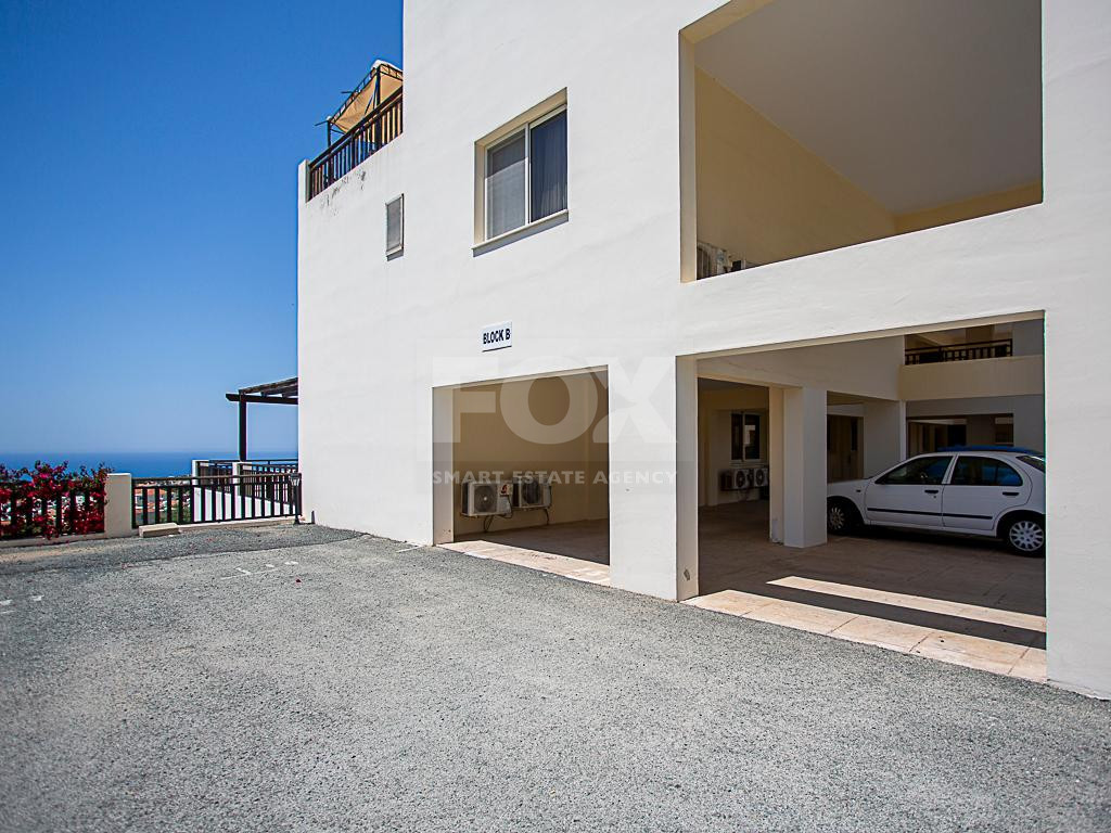 For sale, one-Bedroom Apartment with Sea Views and Pool Access in Pegeia, Paphos