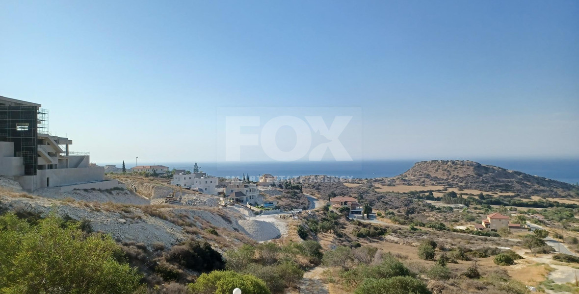 For Sale Residential Plot with Panoramic Sea Views in Agios Tychonas