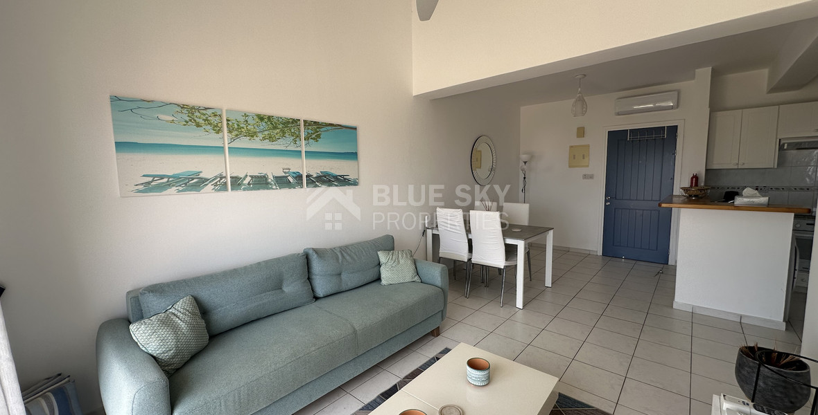 Sea Views & Pool Views: Prime One Bed Apartment in Tombs of the Kings, Paphos