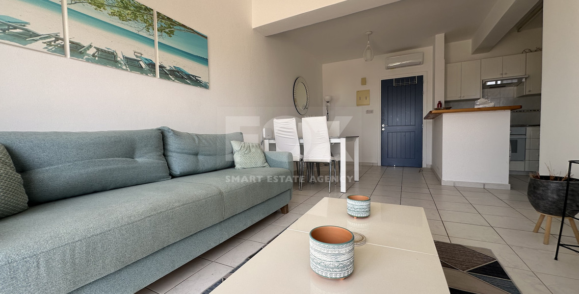 Sea Views & Pool Views: Prime One Bed Apartment in Tombs of the Kings, Paphos