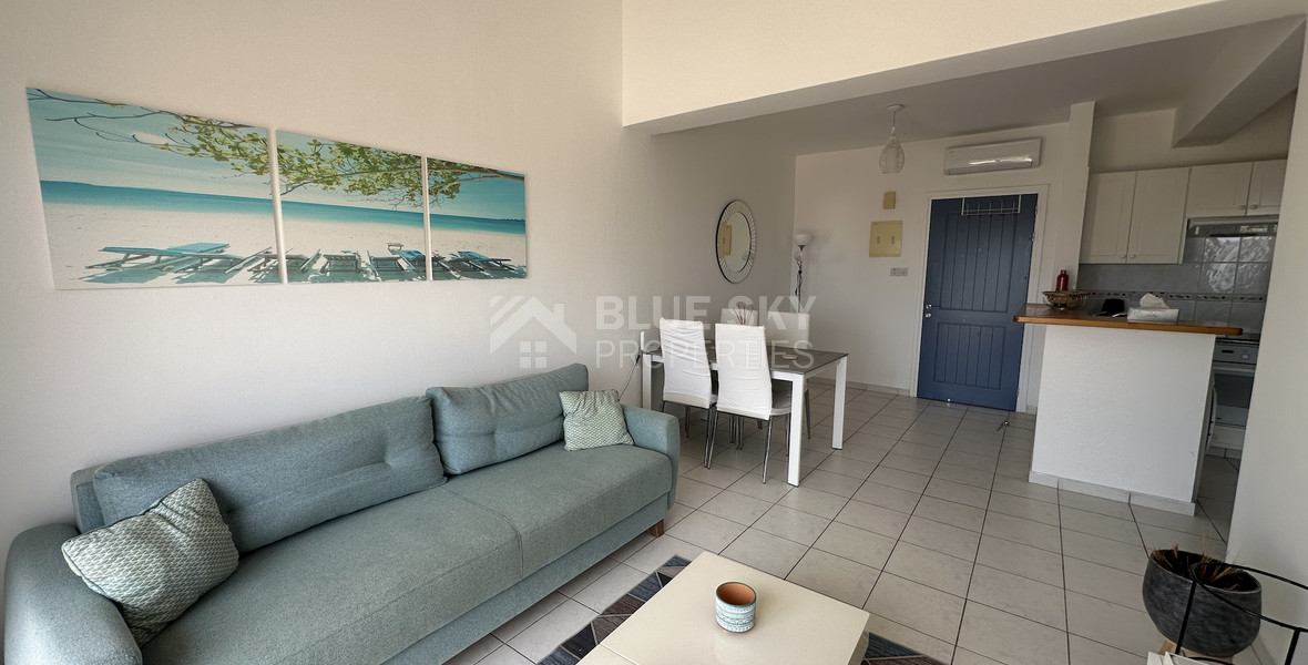 Sea Views & Pool Views: Prime One Bed Apartment in Tombs of the Kings, Paphos