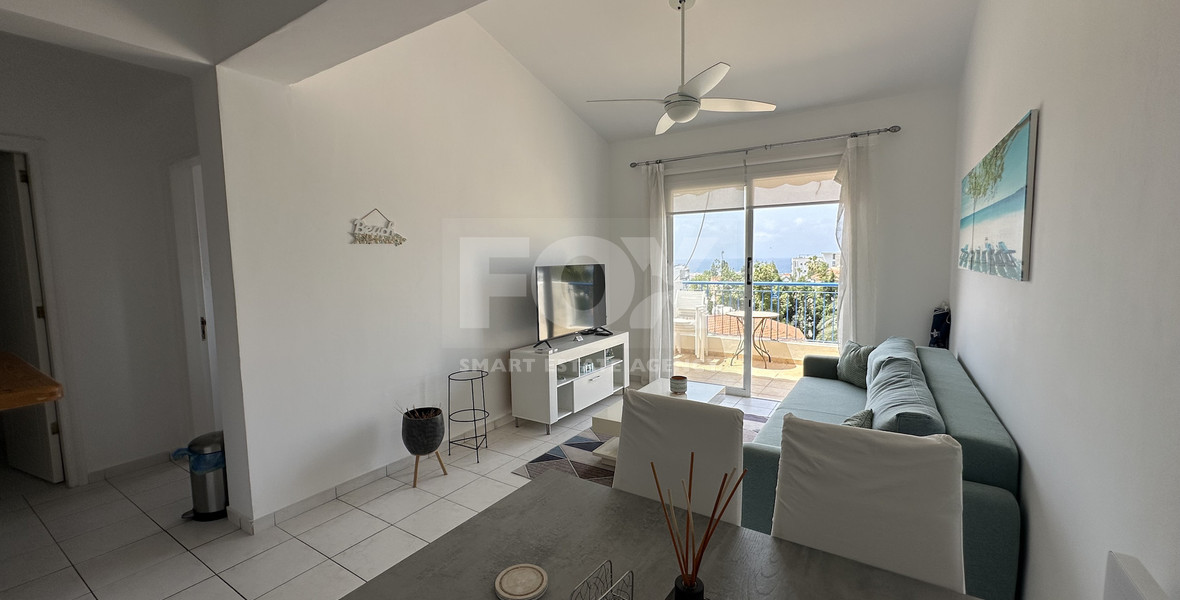 Sea Views & Pool Views: Prime One Bed Apartment in Tombs of the Kings, Paphos