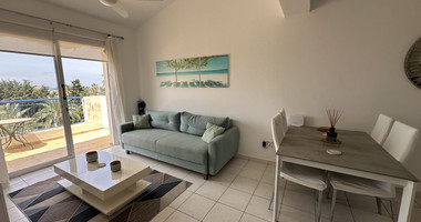 Sea Views & Pool Views: Prime One Bed Apartment in Tombs of the Kings, Paphos