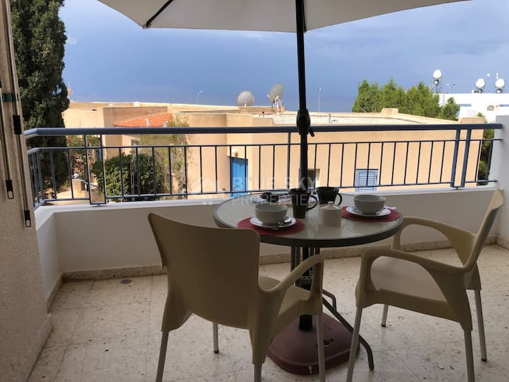One Bed Apartment with Sea Views in Tombs of the kings, Paphos