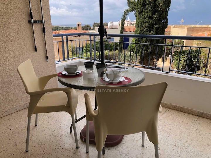 One Bed Apartment with Sea Views in Tombs of the kings, Paphos
