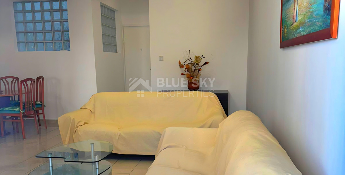 Just 200 meters from the sea, a spacious Two - bedroom apartment for rent in the heart of Neapoli, Limassol.