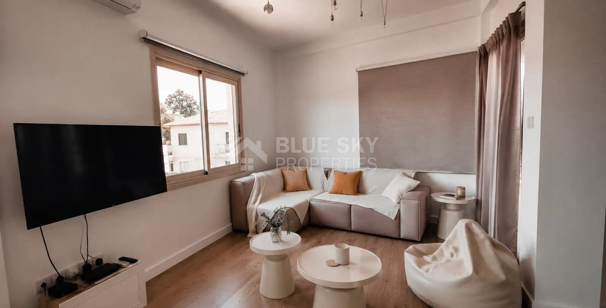 Fully Furnished 2-Bedroom Apartment with Office in Katholiki