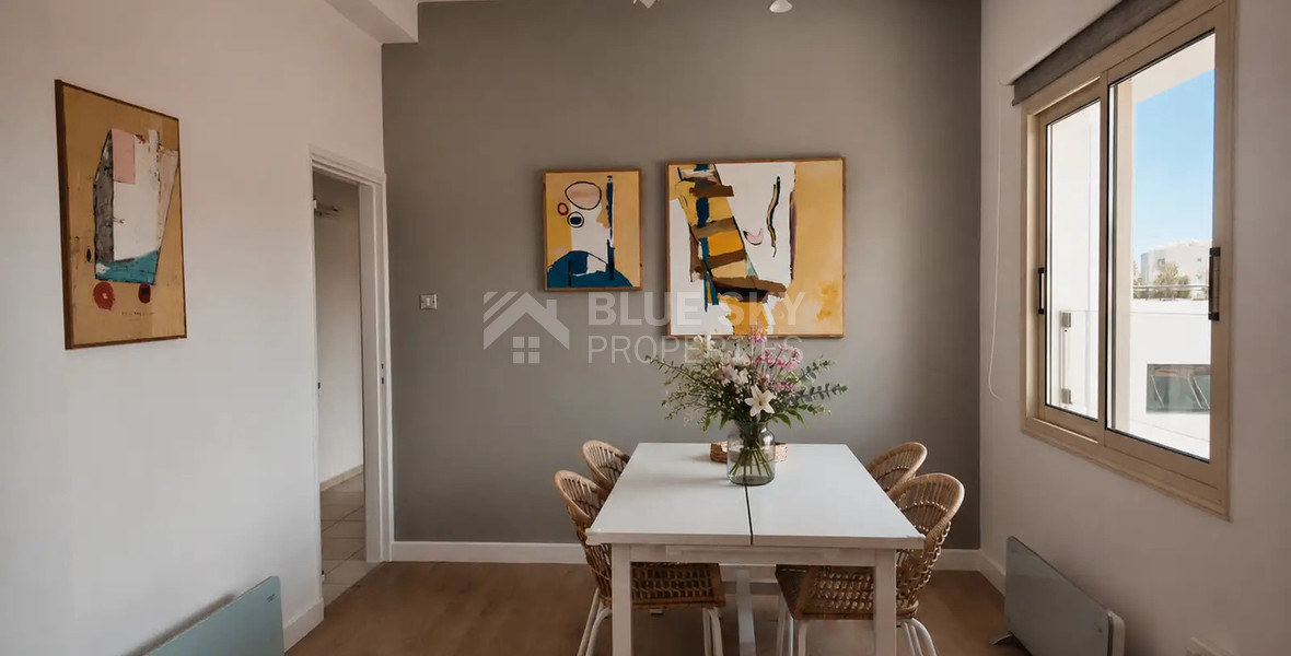 Fully Furnished 2-Bedroom Apartment with Office in Katholiki