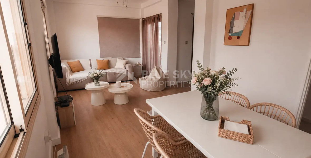 Fully Furnished 2-Bedroom Apartment with Office in Katholiki