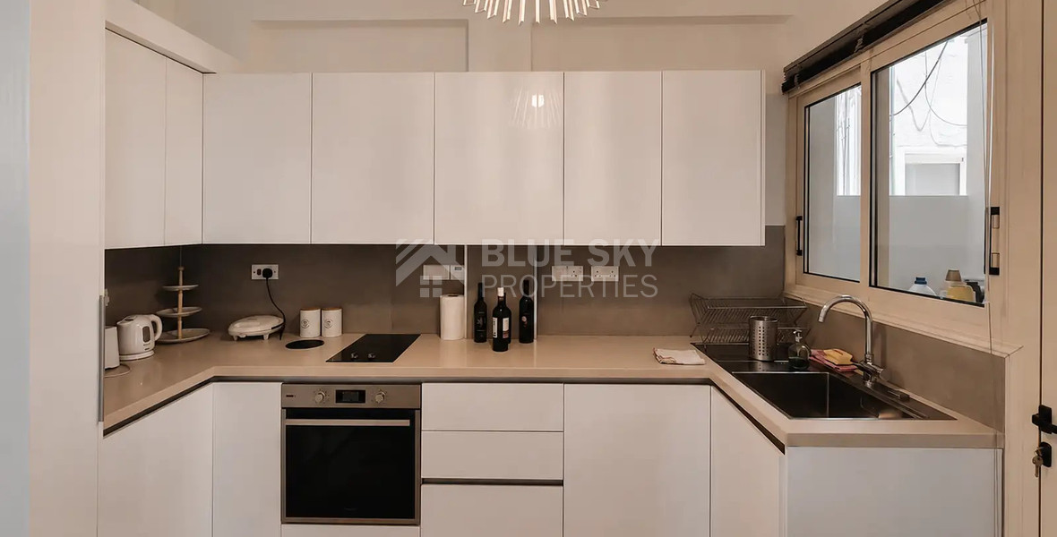 Fully Furnished 2-Bedroom Apartment with Office in Katholiki
