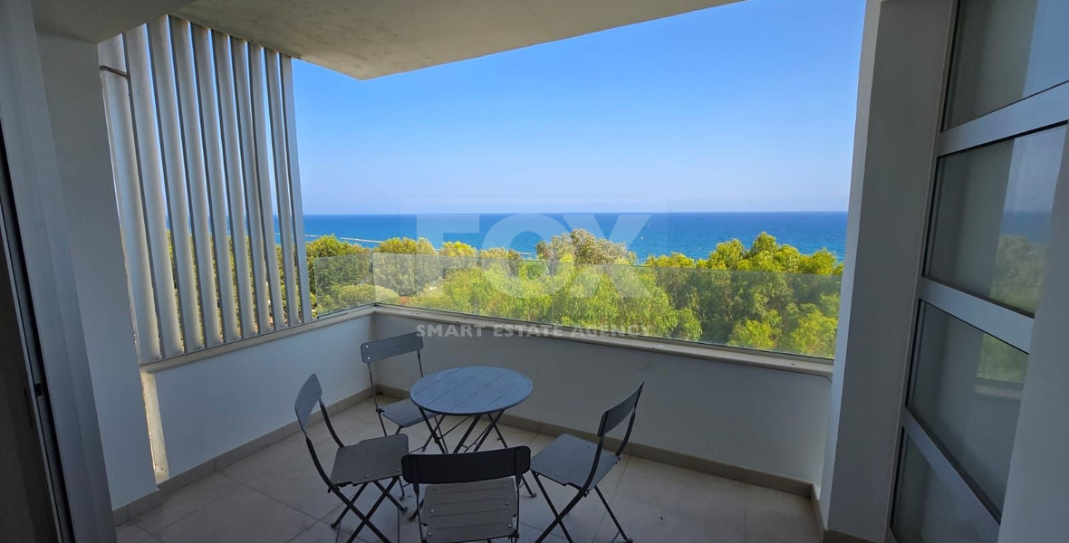 Seafront Three-Bedroom Penthouse for Rent in Germasogeia - Dasoudi Area
