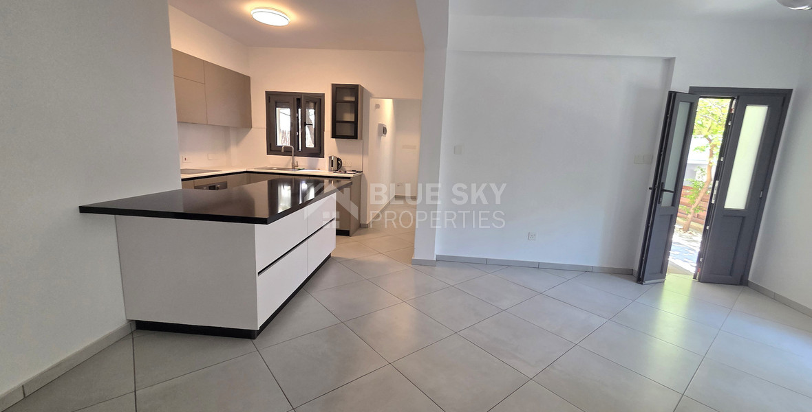Just 300 meters from the sea, Newly renovated, spacious Two-bedroom apartment with a private garden, Neapoli, Limassol – the perfect home in a prestigious location.