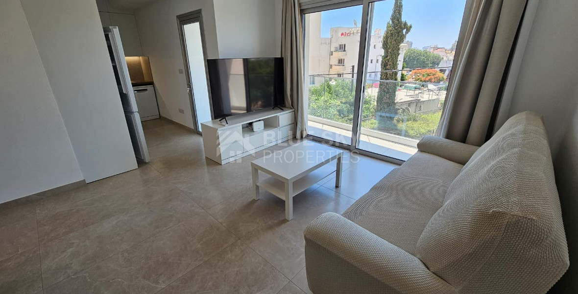 Modern 1-Bedroom Apartment with Park Views & Large Veranda – Apostoloi Petrou & Pavlou