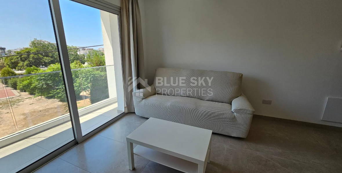 Modern 1-Bedroom Apartment with Park Views & Large Veranda – Apostoloi Petrou & Pavlou