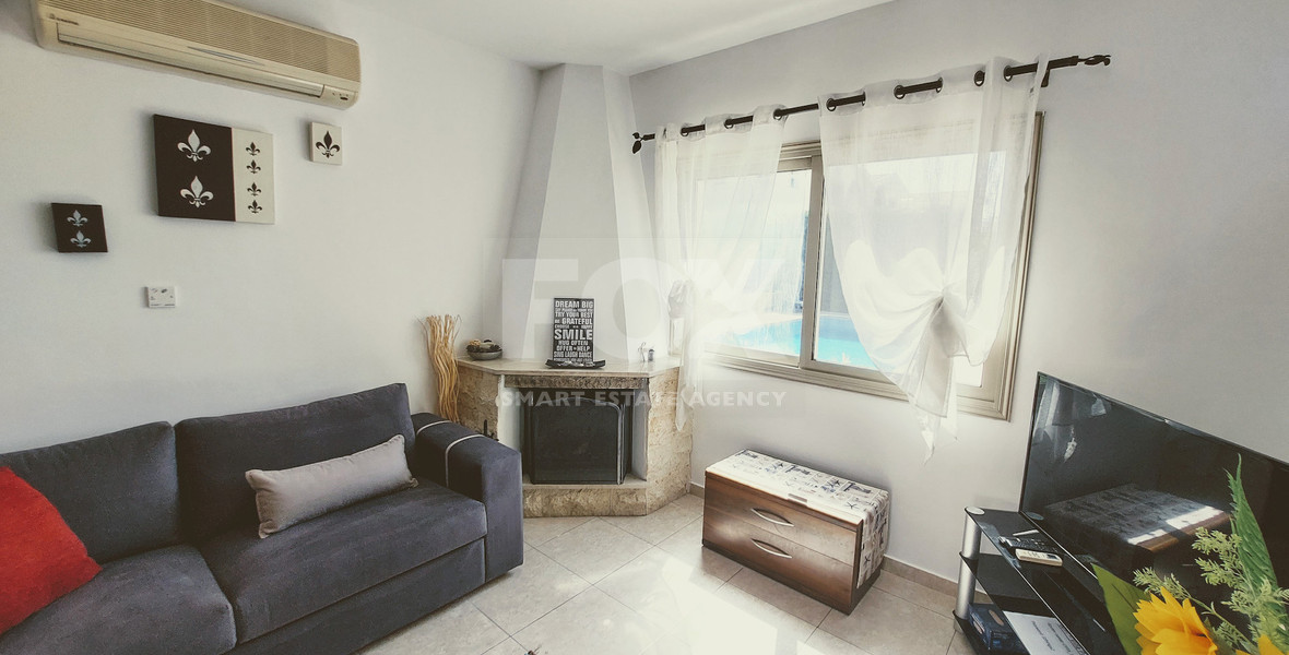 For sale three bedroom villa with Private Pool in Pegeia, Paphos, with available separate title deeds .