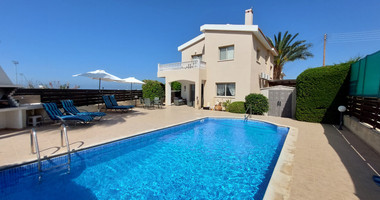For sale three bedroom villa with Private Pool in Pegeia, Paphos, with available separate title deeds .