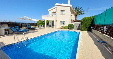 For sale three bedroom villa with Private Pool in Pegeia, Paphos, with available separate title deeds .