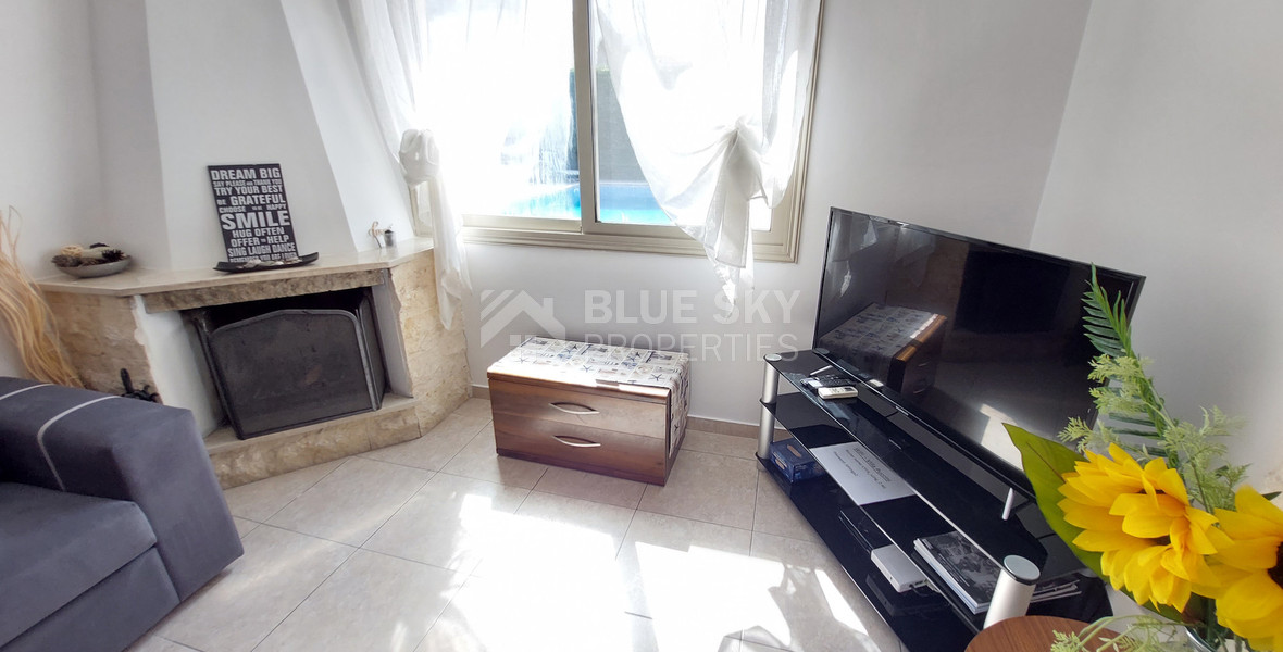 For sale three bedroom villa with Private Pool in Pegeia, Paphos, with available separate title deeds .