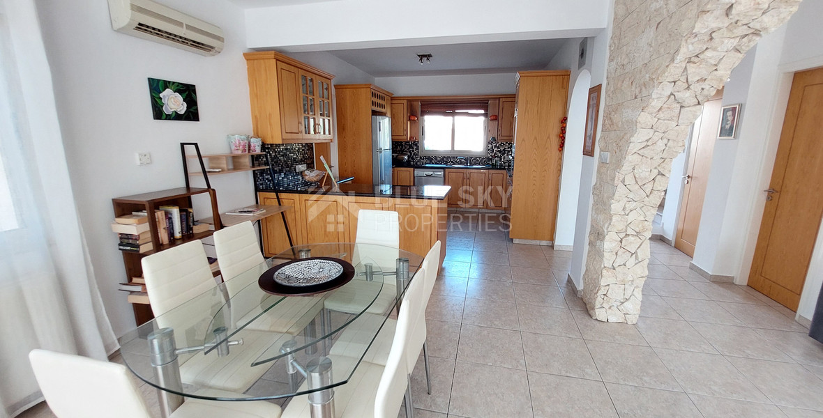 For sale three bedroom villa with Private Pool in Pegeia, Paphos, with available separate title deeds .
