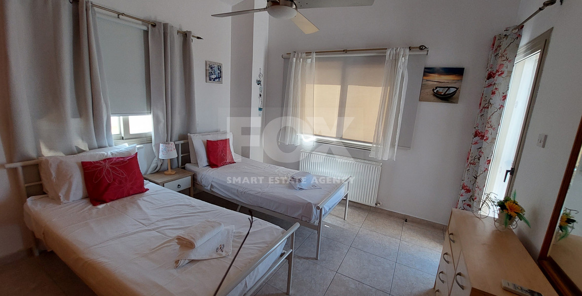 For sale three bedroom villa with Private Pool in Pegeia, Paphos, with available separate title deeds .